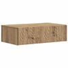 vidaXL N&aacute;stěnn&yacute; bočn&iacute; stůl 59 x 34,5 x 17 cm Kompozitn&iacute; dřevo