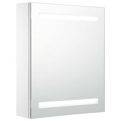 vidaXL LED koupelnová zrcadlová skříňka 50 x 13,5 x 60 cm