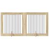 vidaXL Z&aacute;brana pro psy se stojany 2 pcs Dub sonoma 100 x 100 cm