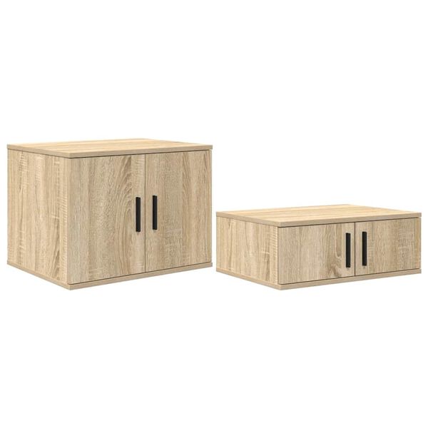 vidaXL &Uacute;ložn&aacute; skř&iacute;ňka 2 pcs Sonoma dub 108 x 41 x 40 cm