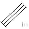 vidaXL Bezpečnostn&iacute; mř&iacute;ž na okna se 3 př&iacute;čkami 3 ks 93-174 cm