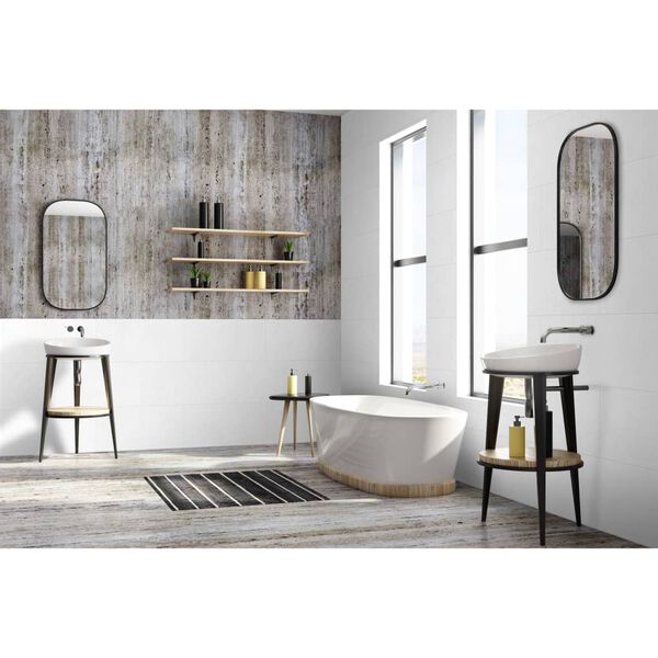 Grosfillex N&aacute;stěnn&aacute; dlaždice Gx Wall+ 11 ks k&aacute;men 30 x 60 cm b&iacute;l&aacute;