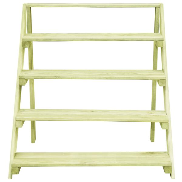 vidaXL Stojan na rostliny 80 x 80 x 80 cm impregnovaná borovice