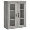 vidaXL Skř&iacute;ň highboard &scaron;ed&aacute; sonoma 69,5 x 34 x 180 cm kompozitn&iacute; dřevo