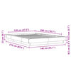 vidaXL R&aacute;m postele s LED osvětlen&iacute;m kouřov&yacute; dub 120 x 200 cm kompozit