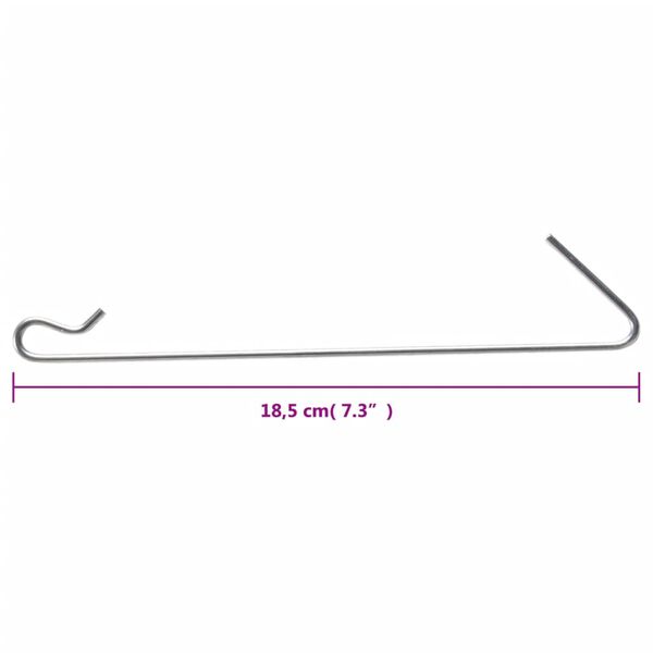 vidaXL Gabionov&eacute; h&aacute;ky 10 ks ocel