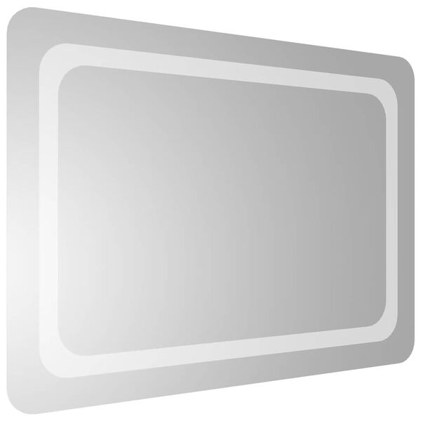 vidaXL Koupelnov&eacute; zrcadlo s LED osvětlen&iacute;m 70x50 cm