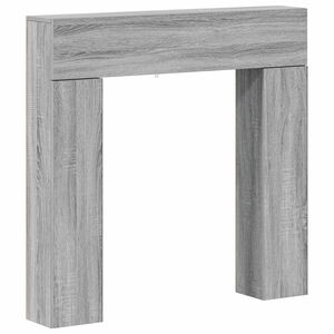 vidaXL R&aacute;m krbu &Scaron;ed&yacute; Sonoma 102 x 18 x 100,5 cm Kompozitn&iacute; dřevo