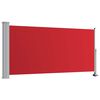 vidaXL Zatahovac&iacute; bočn&iacute; mark&yacute;za / z&aacute;stěna na terasu 120x300 cm červen&aacute;