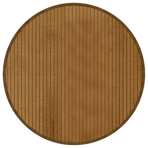 vidaXL Koberec kulat&yacute; hněd&yacute; 60 cm bambus