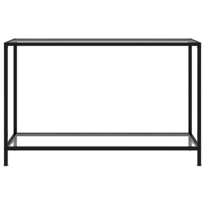 vidaXL Konzolový stolek průhledný 120 x 35 x 75 cm tvrzené sklo