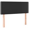 vidaXL Čelo postele čern&eacute; 90x5x78/88 cm uměl&aacute; kůže