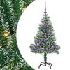 vidaXL Uměl&yacute; v&aacute;nočn&iacute; stromeček se sněhem a LED osvětlen&iacute;m 120 cm