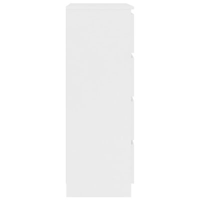 vidaXL Příborník bílý 60 x 35 x 98,5 cm kompozitní dřevo