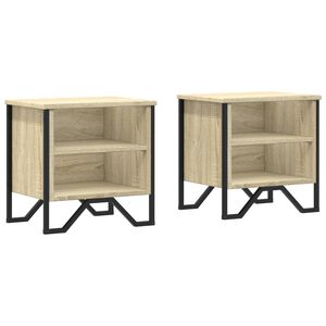 vidaXL Nočn&iacute; stolky dub sonoma 2 ks 40 x 30 x 40 cm kompozitn&iacute; dřevo
