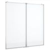 vidaXL Magnetick&aacute; tabule rozkl&aacute;dac&iacute; 80 x 80 x 1,7 cm hlin&iacute;k