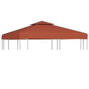 vidaXL Střecha na alt&aacute;n 310 g/m&sup2; 3 x 3 m cihlov&aacute;