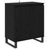 vidaXL Serv&iacute;rovac&iacute; skř&iacute;ň Čern&yacute; dub 60 x 35 x 70 cm kompozitn&iacute; dřevo