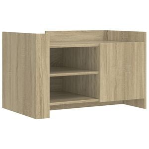 vidaXL Konferenčn&iacute; stolek dub sonoma 80 x 50 x 50 cm kompozitn&iacute; dřevo