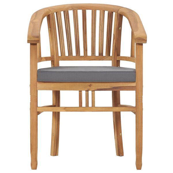 vidaXL 3dílný zahradní jídelní set s poduškami masivní teakové dřevo