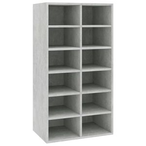 vidaXL Botn&iacute;k betonově &scaron;ed&yacute; 54 x 34 x 100,5 kompozitn&iacute; dřevo