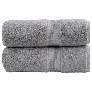 vidaXL Pr&eacute;miov&eacute; myc&iacute; utěrky SOLUND 2 ks &scaron;ed&eacute; 30x30 cm 600 g/m&sup2;
