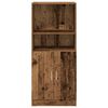 vidaXL Kuchyňsk&aacute; skř&iacute;ňka old wood 57x41,5x131,5 cm kompozitn&iacute; dřevo