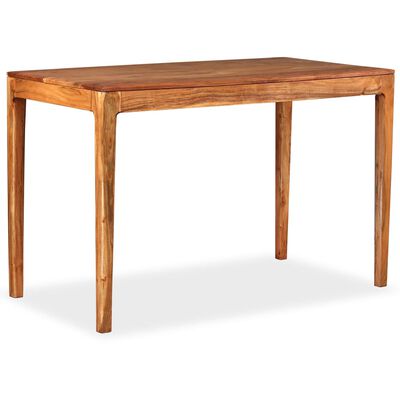 vidaXL Jídelní stůl z masivního dřeva 118 x 60 x 76 cm