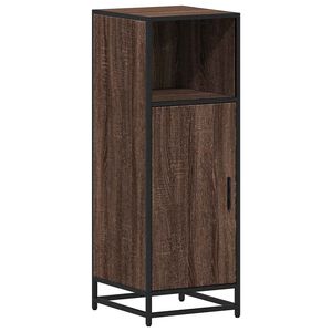 vidaXL Koupelnov&aacute; skř&iacute;ňka hněd&yacute; dub 35x37,5x100 cm kompozitn&iacute; dřevo