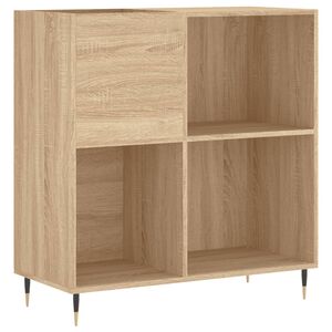 vidaXL Skř&iacute;ňka na LP desky dub sonoma 84,5x38x89 cm kompozitn&iacute; dřevo