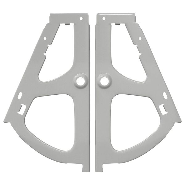 vidaXL Pant na v&yacute;klopn&yacute; &scaron;upl&iacute;k 12 pcs Stř&iacute;brn&aacute; 235 x 155 x 30 mm