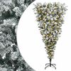 vidaXL Uměl&yacute; v&aacute;nočn&iacute; stromek s obr&aacute;cen&yacute;mi větvemi 150 cm 150 LED