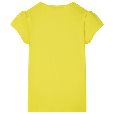 Dětské tričko jasně žluté 92