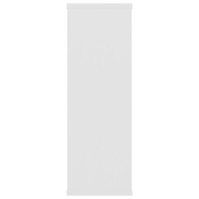 vidaXL Nástěnné police bílé 104 x 20 x 58,5 cm dřevotříska