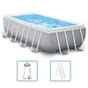 Intex Baz&eacute;n Prism Frame s př&iacute;slu&scaron;enstv&iacute;m obd&eacute;ln&iacute;kov&yacute; 400x200x100 cm