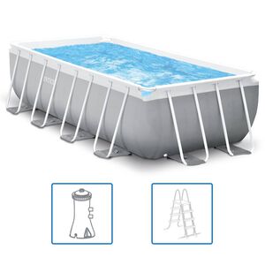 Intex Baz&eacute;n Prism Frame s př&iacute;slu&scaron;enstv&iacute;m obd&eacute;ln&iacute;kov&yacute; 400x200x100 cm