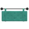 vidaXL Z&aacute;věsn&aacute; čeln&iacute; deska N&aacute;stěnn&yacute; Tyrkysov&aacute; 110 x 55 x 5 cm samet