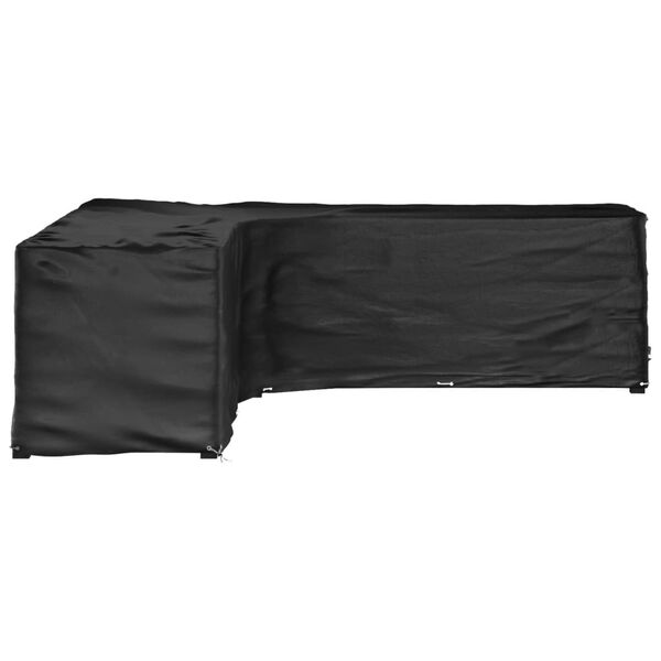 vidaXL Plachta na zahradní nábytek tvar L 20 oček 300 x 300 x 90 cm