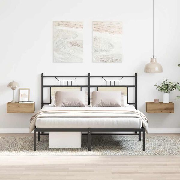 vidaXL Z&aacute;věsn&eacute; nočn&iacute; stolky 2 ks řemesln&yacute; dub 40x32x15 cm