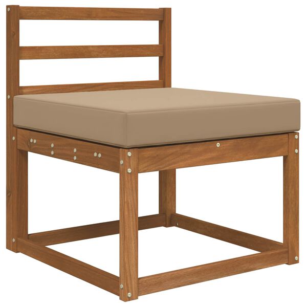 vidaXL Venkovn&iacute; pol&scaron;t&aacute;ř na pohovku Taupe 60 x 60 x 8 cm Polyester