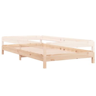 vidaXL Stohovatelná postel 100 x 200 cm masivní borovice