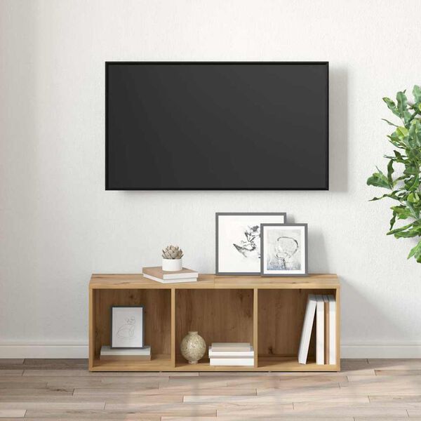 vidaXL Sestava TV skř&iacute;něk Hněd&aacute; 72 x 35 x 37 cm kompozitn&iacute; dřevo