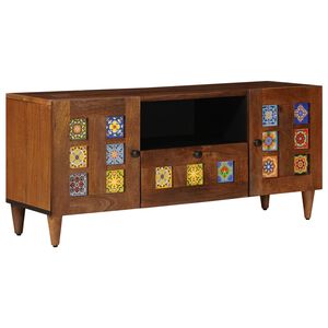 vidaXL Televizn&iacute; skř&iacute;ň se z&aacute;suvkou Vla&scaron;sk&yacute; ořech 105 x 33 x 46 cm