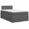 vidaXL Postel boxspring s matrac&iacute; Tmavě &scaron;ed&aacute; 120 x 200 cm Textil
