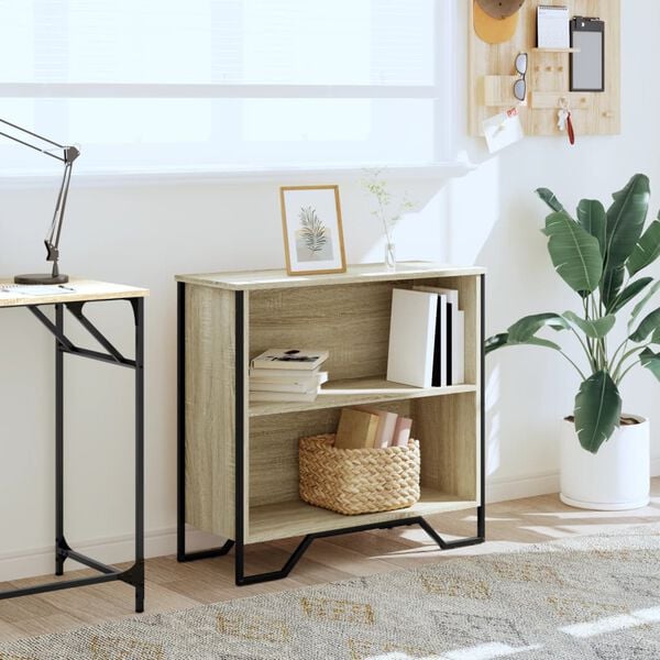 vidaXL Knihovna dub sonoma 80 x 31 x 74,5 cm kompozitní dřevo