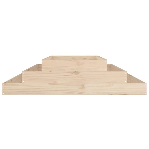 vidaXL Truhl&iacute;k 110 x 110 x 27 cm masivn&iacute; borov&eacute; dřevo