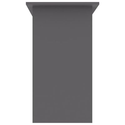 vidaXL Psací stůl šedý 80 x 45 x 74 cm dřevotříska