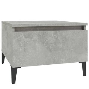 vidaXL Odkl&aacute;dac&iacute; stolek betonově &scaron;ed&yacute; 50 x 46 x 35 cm kompozitn&iacute; dřevo