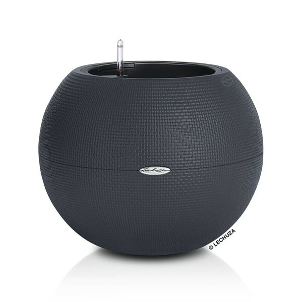 LECHUZA Truhl&iacute;k PURO Color 50 ALL-IN-ONE průměr 49 cm břidlicov&yacute;