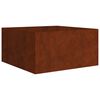 vidaXL Truhl&iacute;k 80 x 80 x 40 cm cortenov&aacute; ocel